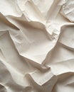 Flattened paper with sharp creases highlighted under dramatic lighting Royalty Free Stock Photo