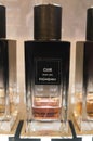 Flavor of unisex perfume for men and women Cuir Yves Saint Laurent perfume and cosmetics store February 10, 2020 in Russia, Kazan