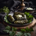 Flavorful Armenian Dolma & x28;Stuffed Grape Leaves& x29;