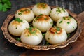 Flavorful bliss Indian sweet dumpling dessert, an authentic culinary experience