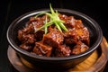 Flavorful Chinese dish pork. Generate Ai