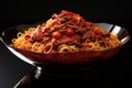 Flavorful Spaghetti bowl. Generate Ai
