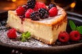 Flavors of Italy: Ricotta Cheesecake Infused with Citrus Zest and Delicate Ricotta Cream