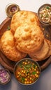 The flavors of North India with Chole Bhature.