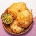 The flavors of North India with Chole Bhature.