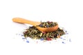 Flavoured green tea isolated Royalty Free Stock Photo