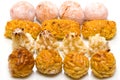 Flavoured panellets Royalty Free Stock Photo