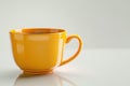 Flawless Picture of Closeup of Tea Cup on Table Against White Background Royalty Free Stock Photo