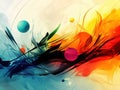 flawless visual of Abstract backgroundcolorful shapes Royalty Free Stock Photo