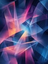 flawless visual of Abstract futuristic geometric background Royalty Free Stock Photo