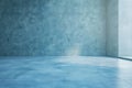 Flawless Visual of Abstract Soft Blue Studio and Wall Background Royalty Free Stock Photo