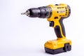 Cordless Power Drill Tool Isolated on White Background for DIY and Construction Projects Royalty Free Stock Photo