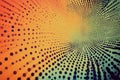 flawless visual of Halftone background with dots Royalty Free Stock Photo