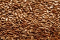Flax seed pile Royalty Free Stock Photo
