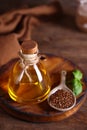 flax seed vegetable oil, healthy food