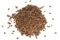 Flaxseeds from above Royalty Free Stock Photo