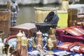 Flea-market in Brugge, Belgium Royalty Free Stock Photo