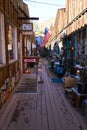 Flea market in downtown Virginia City, Nevada Royalty Free Stock Photo