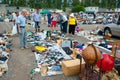 Flea market in Moscow Royalty Free Stock Photo