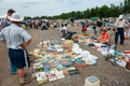 Flea market in Moscow Royalty Free Stock Photo