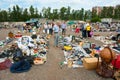 Flea market in Moscow Royalty Free Stock Photo