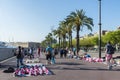 Flea market in the port of Barcelona