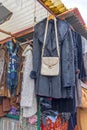 Flea Market Winter Fashion Royalty Free Stock Photo