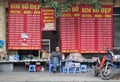 A flea stall selling SIM cards and mobile phone number