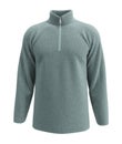 Fleece tracksuit top jacket with half zip design, sportswear