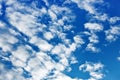 Fleecy clouds Royalty Free Stock Photo