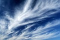 Fleecy clouds Royalty Free Stock Photo