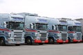 Fleet of Scania Trucks