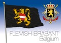 Flemish Brabant flag, Belgium