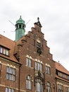 Flensburg, Germany - May 27, 2021: Front facade of the Museumsberg building in Flensburg, Germany Royalty Free Stock Photo