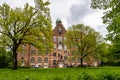 Flensburg, Germany - May 27, 2021: Front facade of the Museumsberg building in Flensburg, Germany Royalty Free Stock Photo