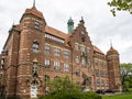 Flensburg, Germany - May 27, 2021: Front facade of the Museumsberg building in Flensburg, Germany Royalty Free Stock Photo