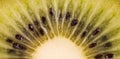 Flesh of kiwi closeup Royalty Free Stock Photo