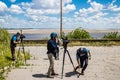Fletcher Yeung, Camera Operators for ABC News at Nikopol, Ukraine - July 10, 2023