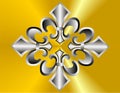 Fleur de lis abstract.. Royalty Free Stock Photo