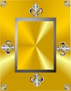 Fleur de lis abstract.. Royalty Free Stock Photo