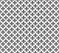 Fleur de lis black and white seamless pattern background