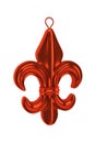 Fleur De Lis Christmas Ball Royalty Free Stock Photo