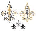 Fleur de lis - French symbol design, French heralry