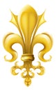 Fleur-de-lis graphic Royalty Free Stock Photo