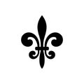 Fleur de lis icon, Fleur-de-lis sign, Fleur de lis logo