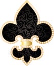 Fleur de lis illustration.