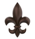 Fleur-de-lis Isolated Royalty Free Stock Photo