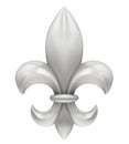 Fleur-de-lis Isolated Royalty Free Stock Photo