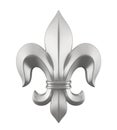 Fleur-de-lis Isolated Royalty Free Stock Photo
