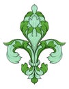 Fleur De Lis Flower Heraldry Lily Floral Crest Royalty Free Stock Photo